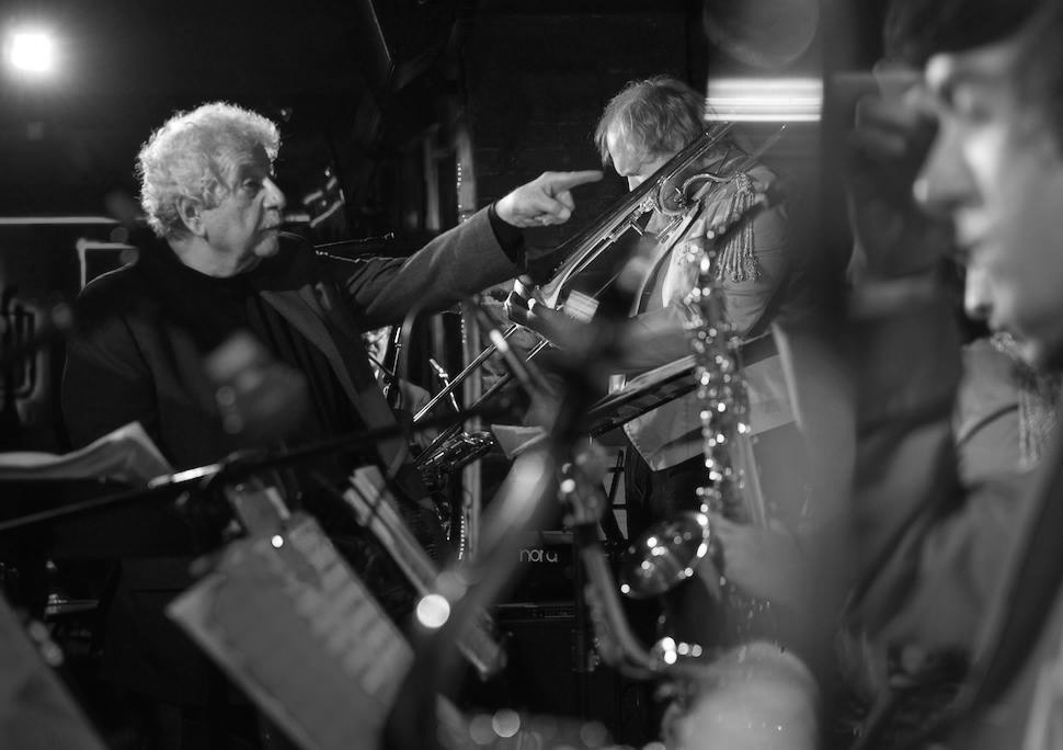 Michael leading band